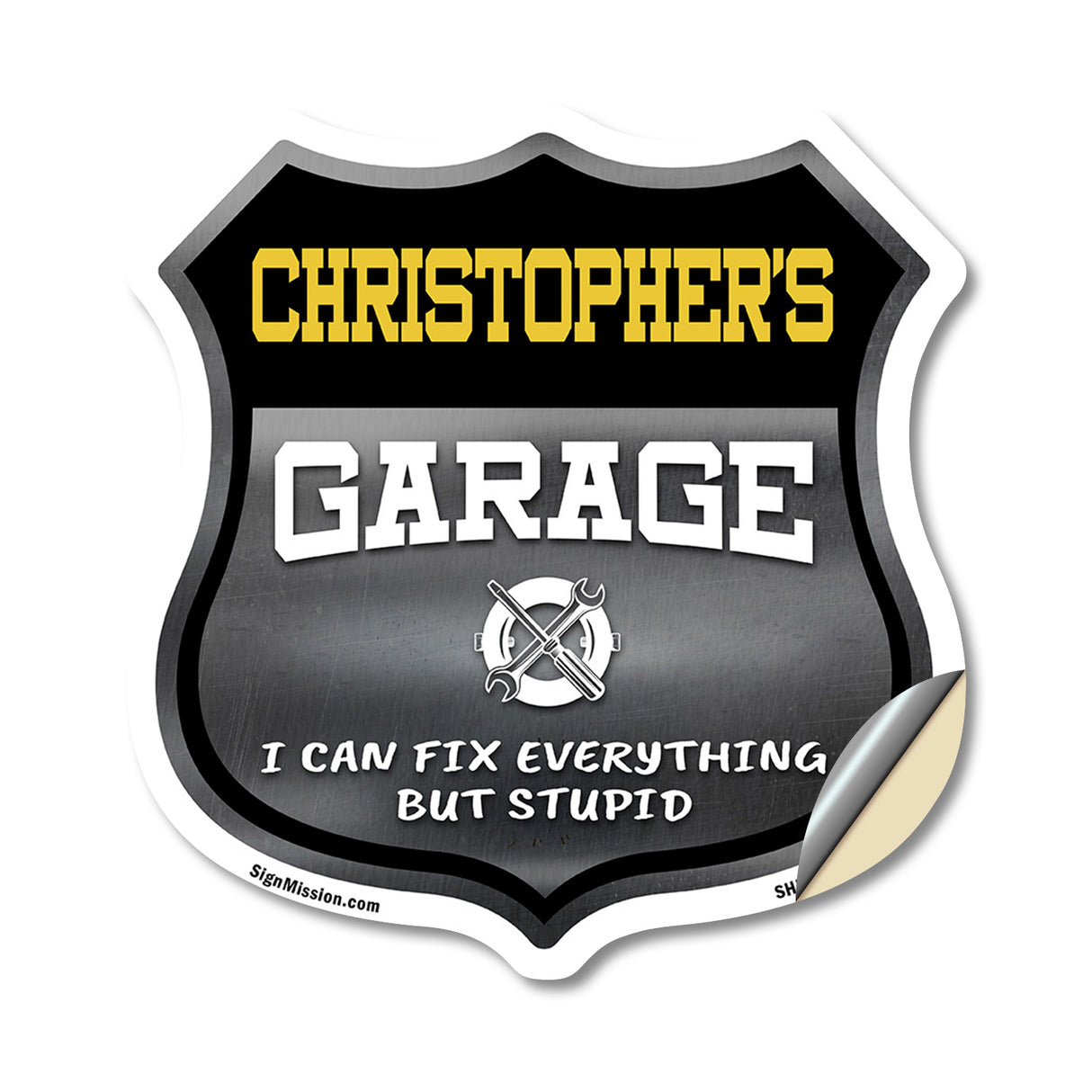 Christopher's Garage I Can Fix Everything But Stupid