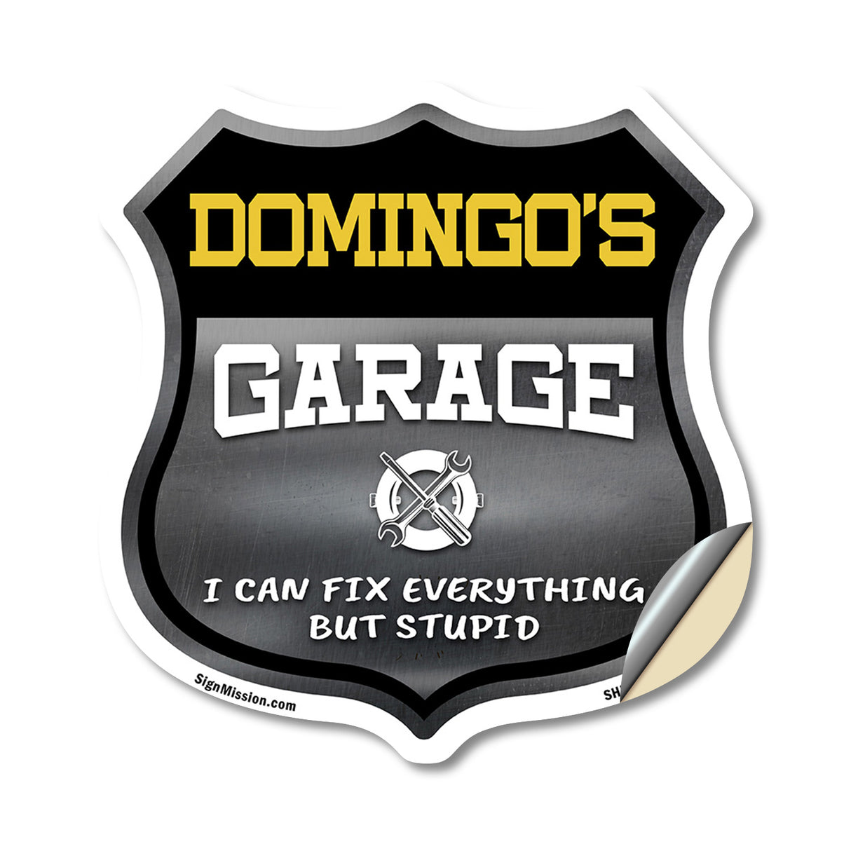 Domingo's Garage I Can Fix Everything But Stupid