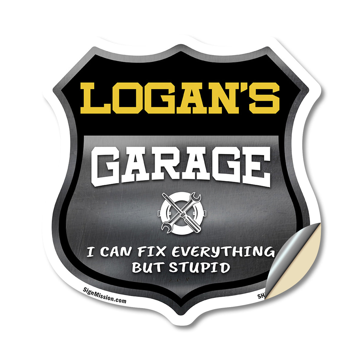 Logan's Garage I Can Fix Everything But Stupid