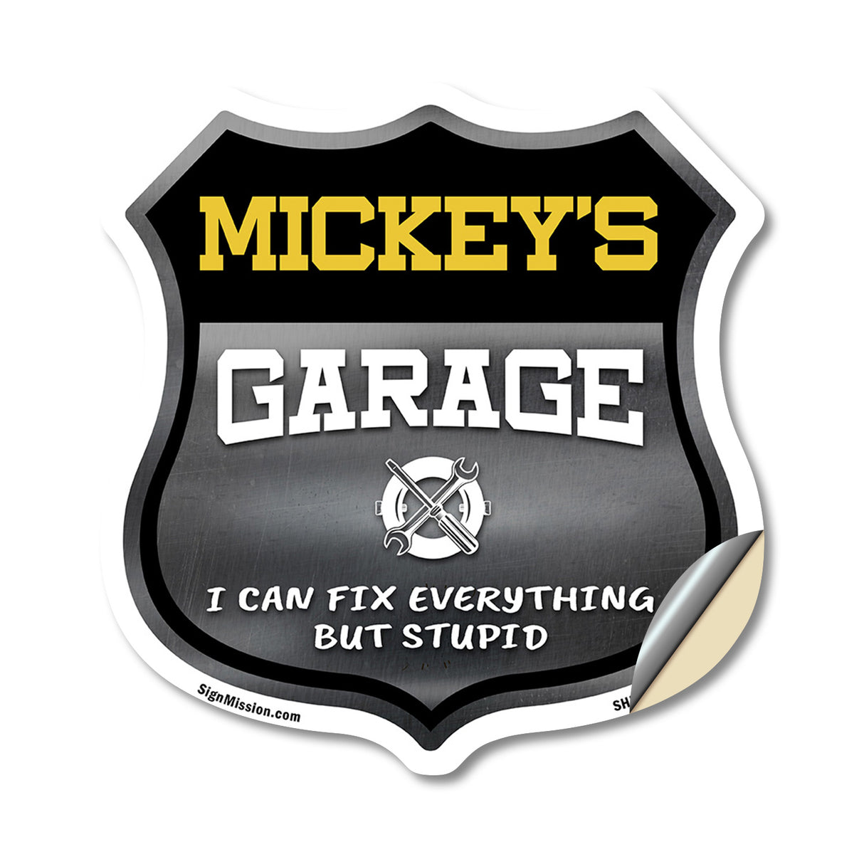 Mickey's Garage I Can Fix Everything But Stupid