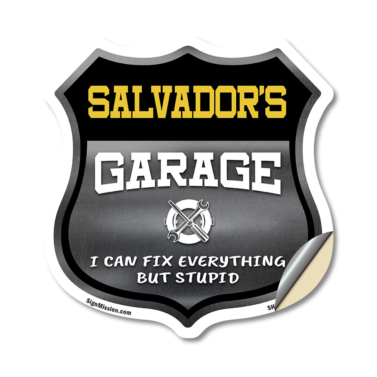 Salvador's Garage I Can Fix Everything But Stupid