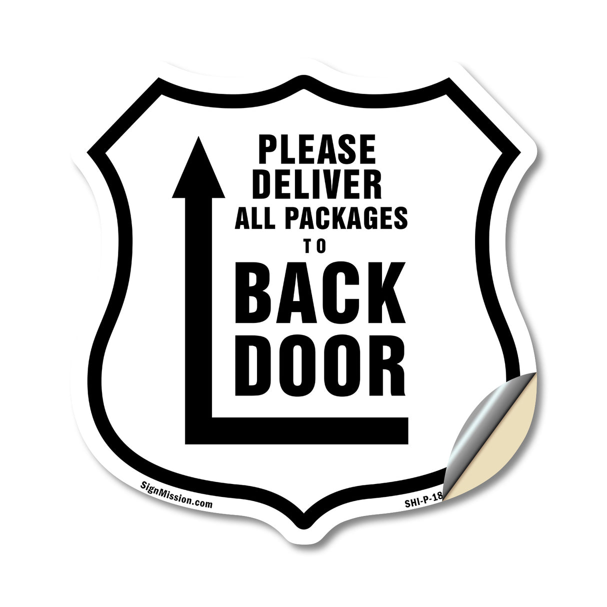 Please Deliver All Packages To Back Door Left