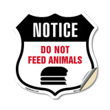 Notice Do Not Feed Animals