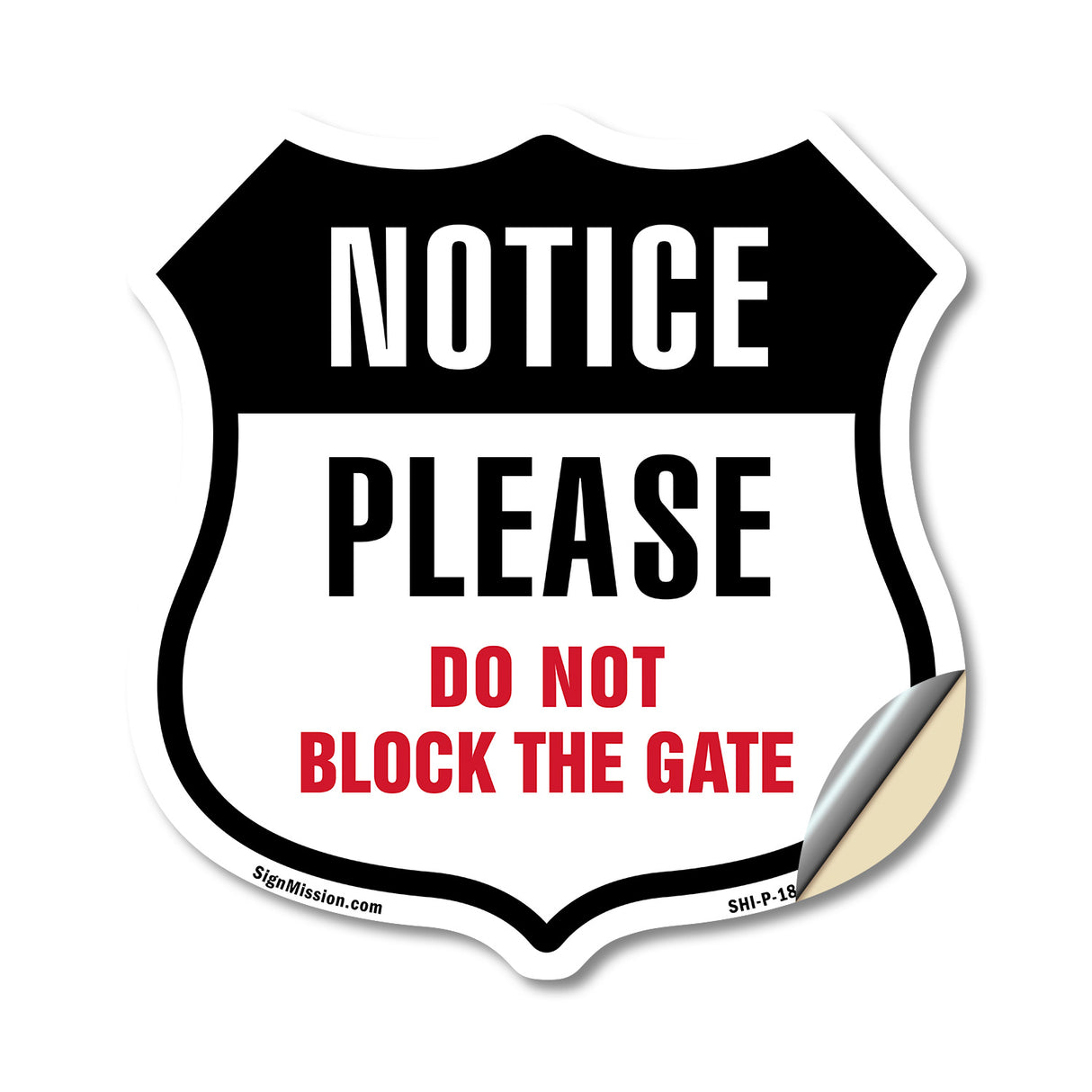 Please Do Not Block Gate