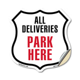 All Deliveries Park Here