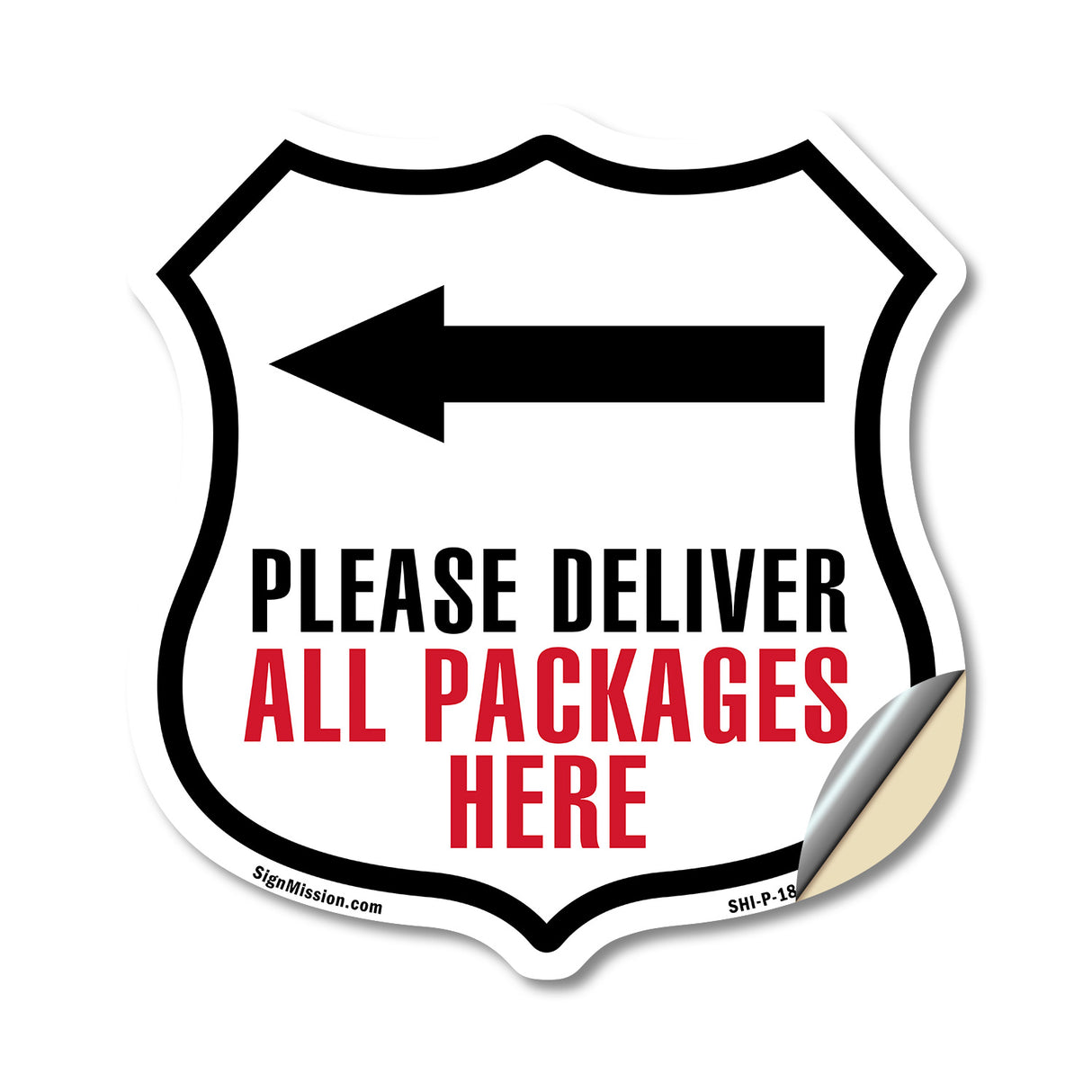 Please Deliver All Packages Here Left