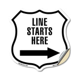 Line Starts Here Right