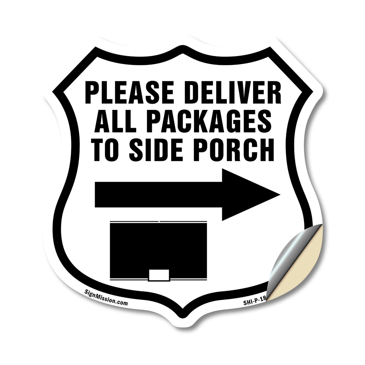 Please Deliver All Packages To Side Porch Right