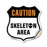 Caution Skeleton Area
