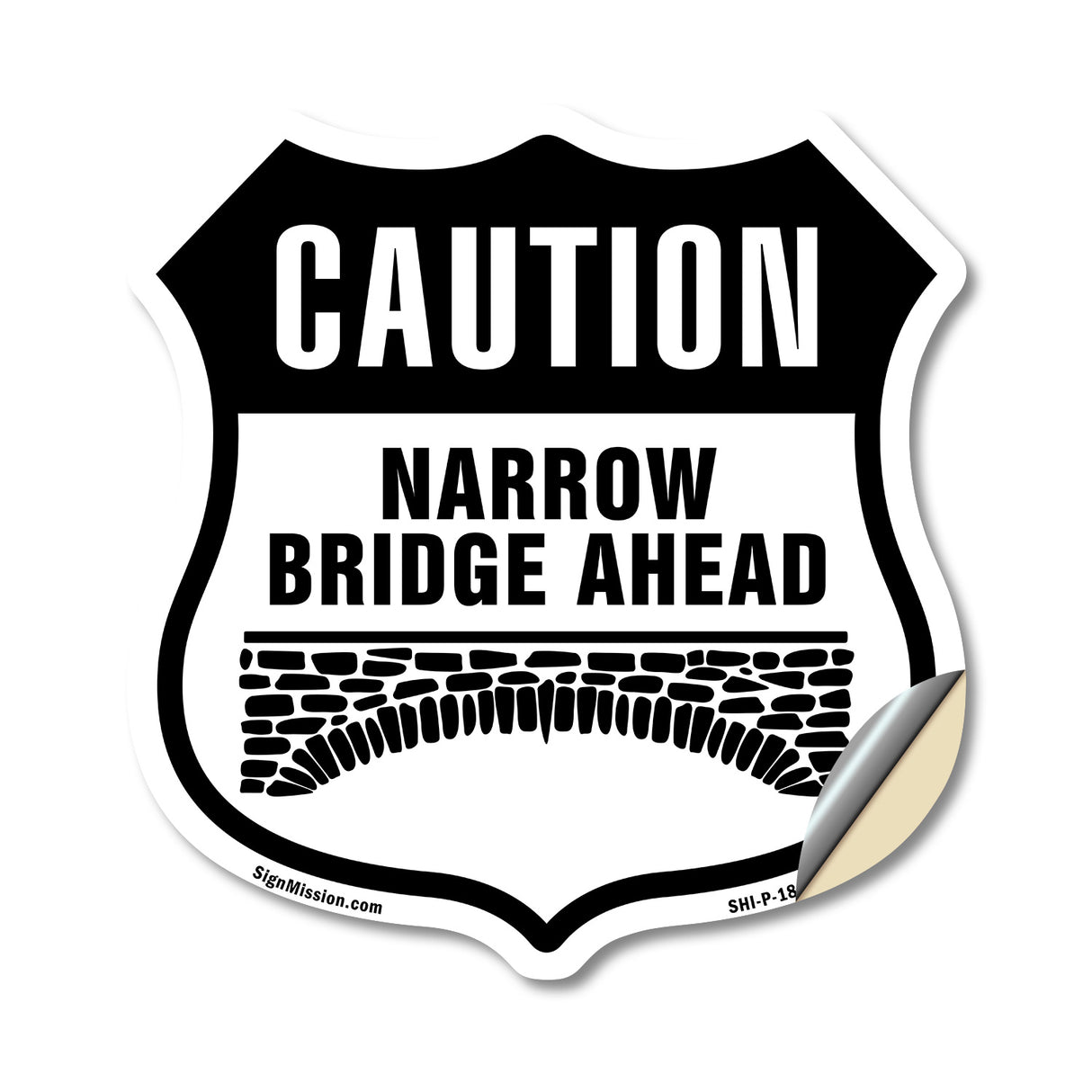 Caution Narrow Bridge Ahead