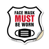 Caution Face Mask Must Be Worn