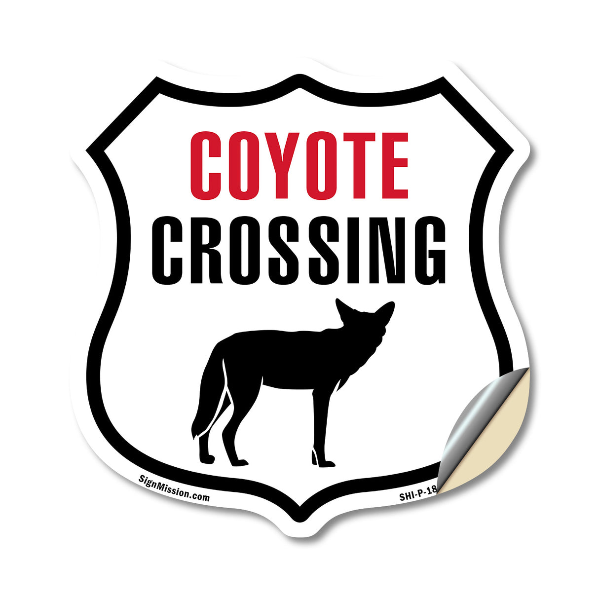 Caution Coyote Crossing
