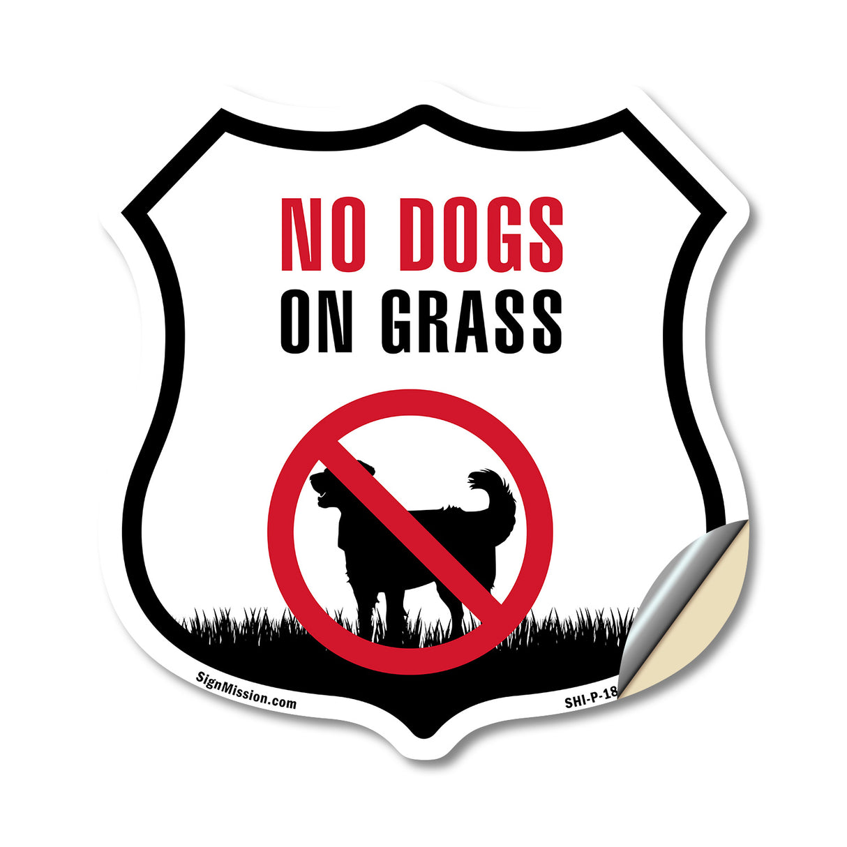 No Dogs on Grass