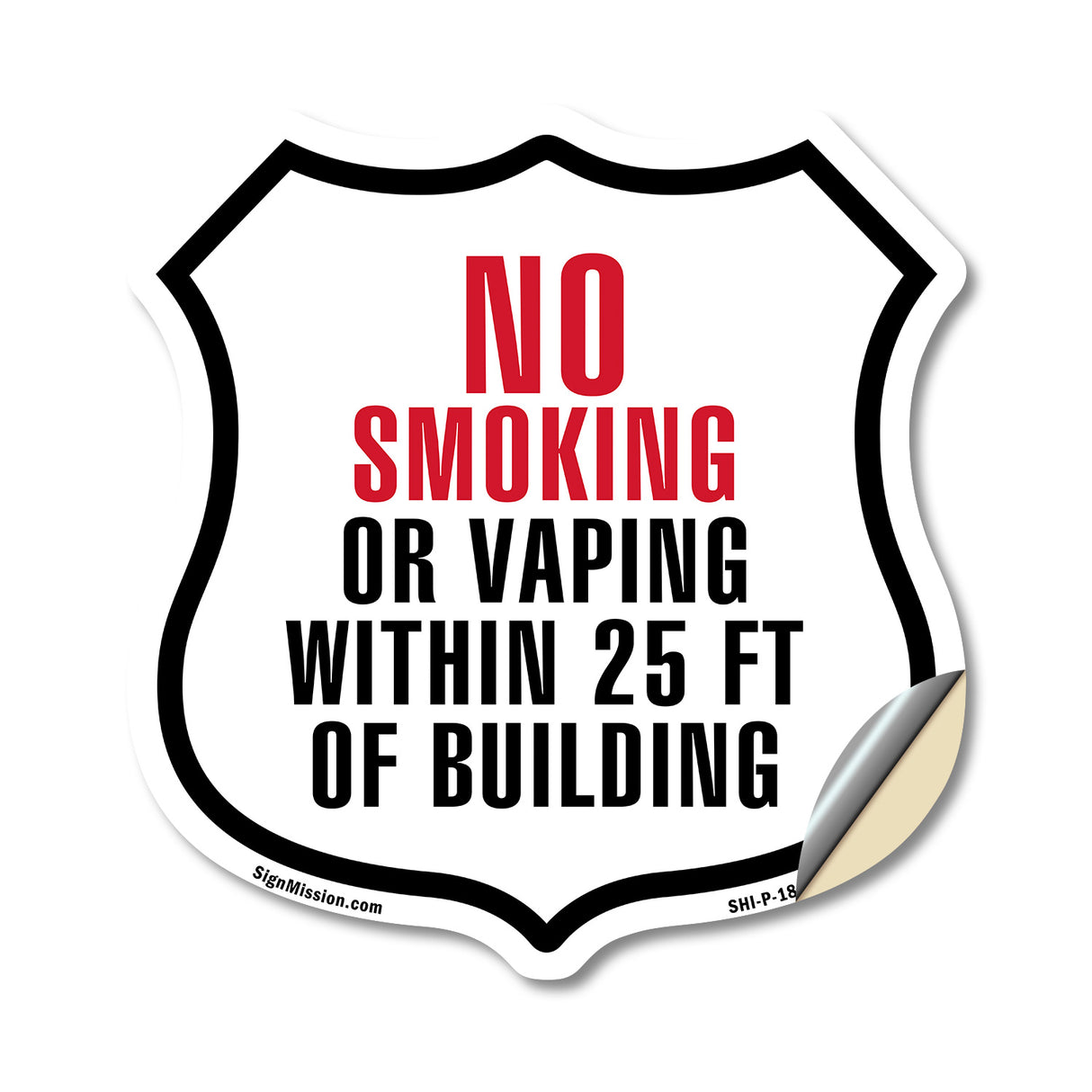 No Smoking vaping Within 25 Feet Of Building