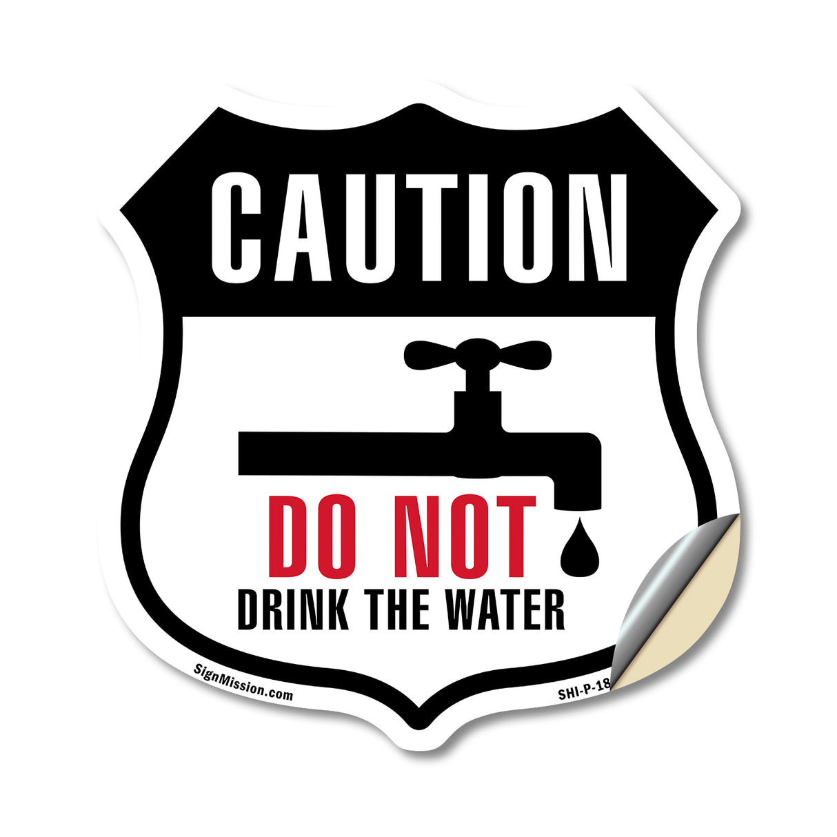 Notice Do Not Drink Water
