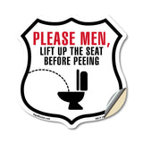 Please Men Lift Up The Seat Before Peeing