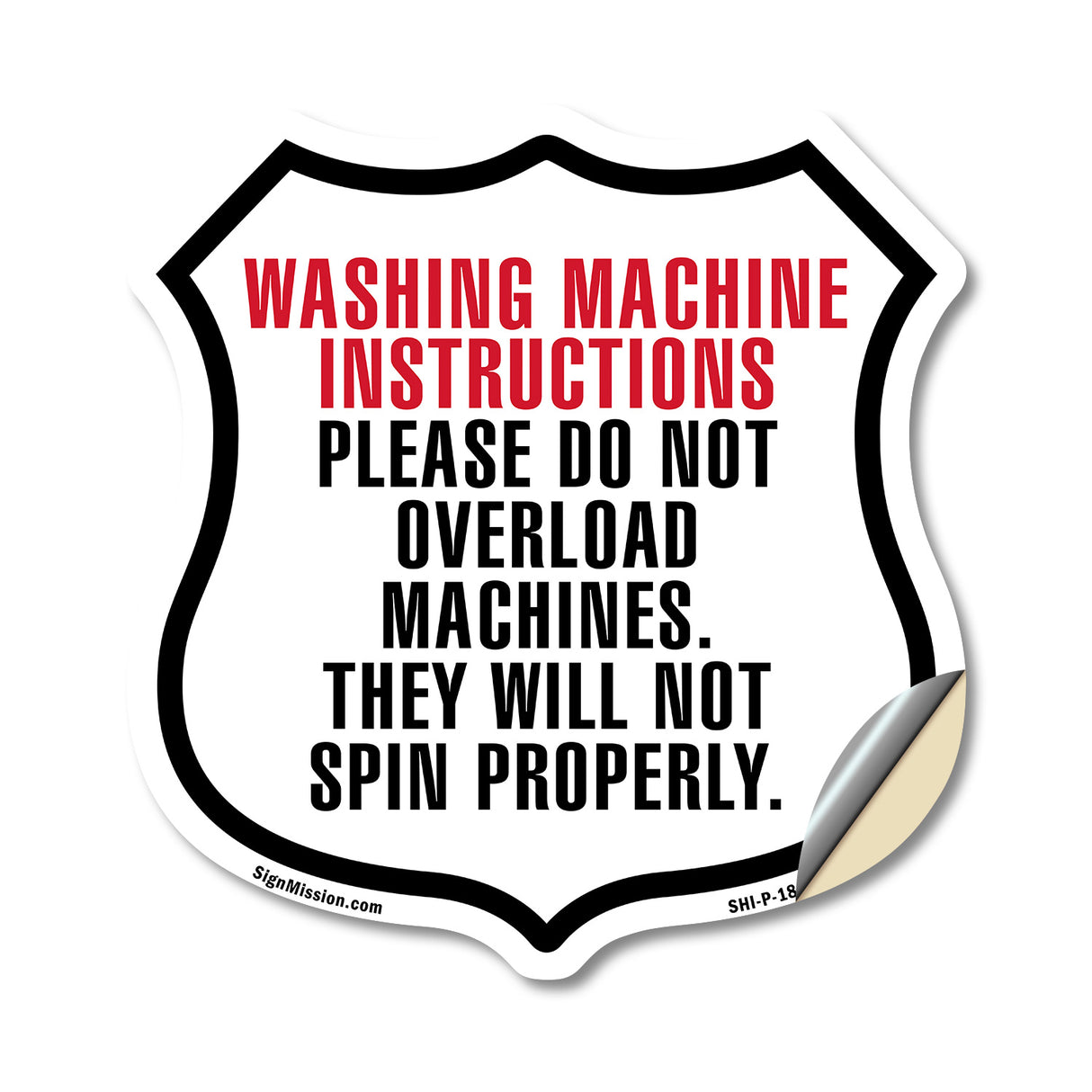 Washing Machine Instructions Please Do Not Overload Machines