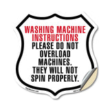 Washing Machine Instructions Please Do Not Overload Machines