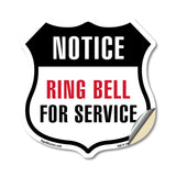 Notice Ring Bell For Service