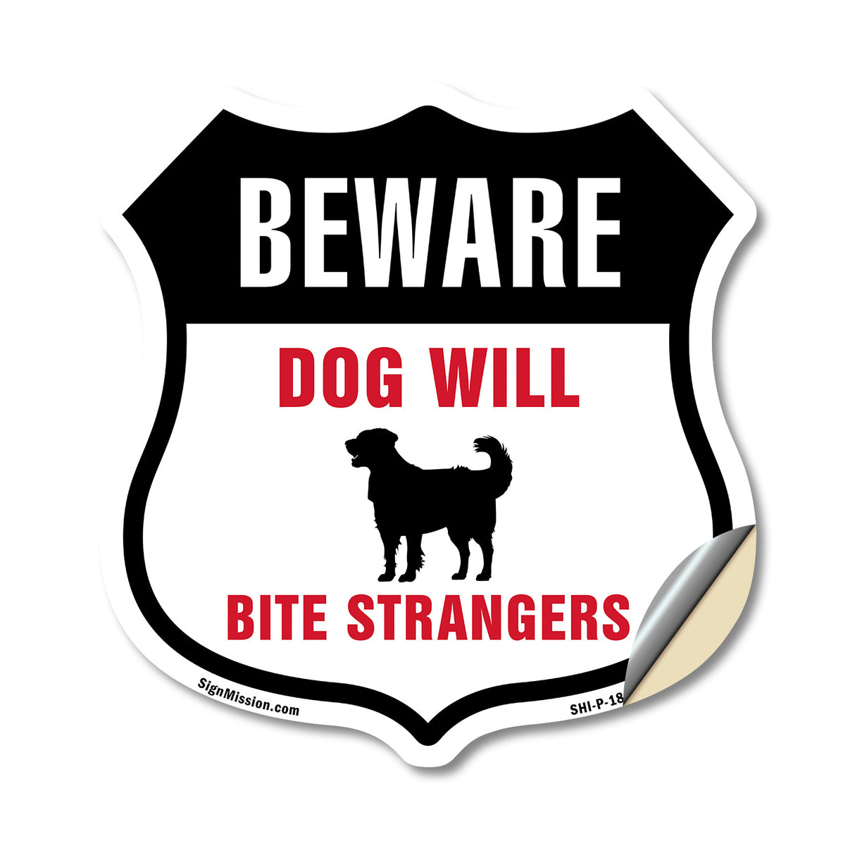 Beware Dog Will Bite Strangers