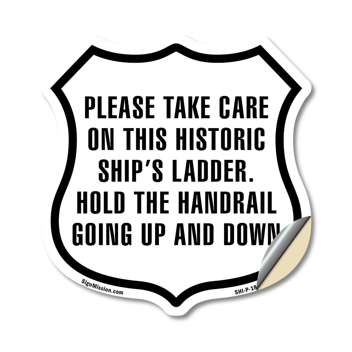 Please Take Care On This Historic Ships Ladder Hold The Handrail Going Up And Down
