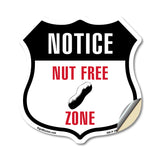 Notice Nut Free Zone