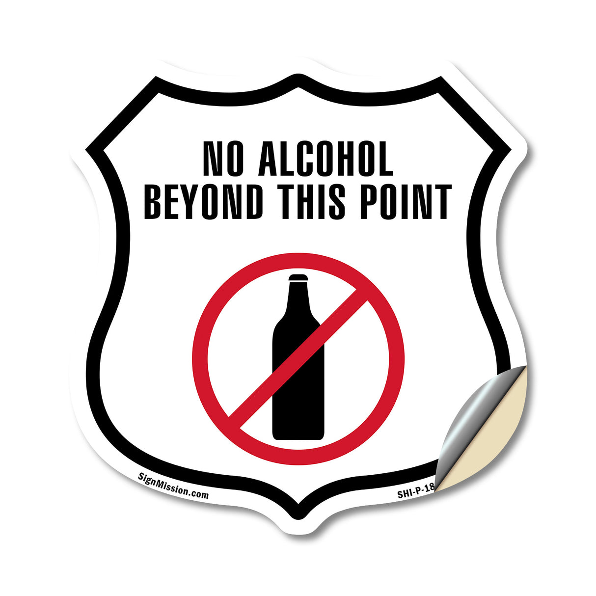 No Alcohol Beyond This Point