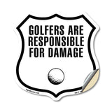 Golfers Are Responsible For Damage