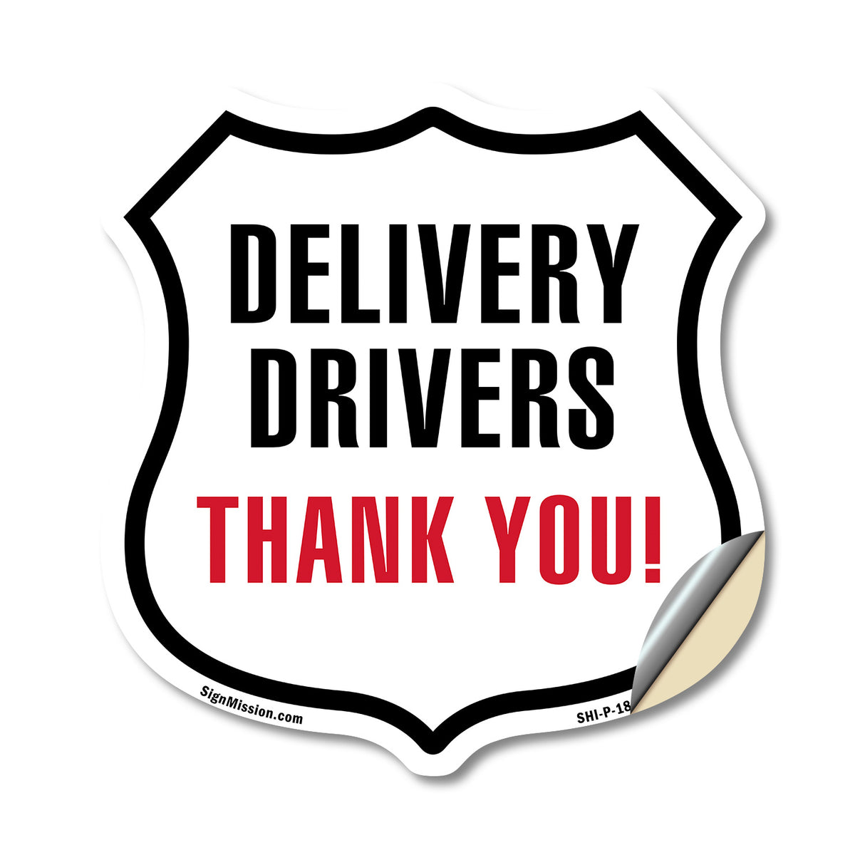 Delivery Drivers Thank You
