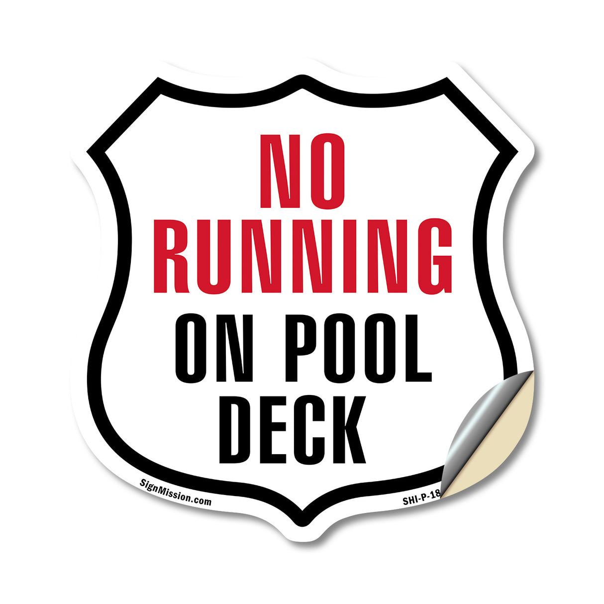No Running On Pool Deck