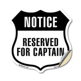 Notice Reserved For Captain