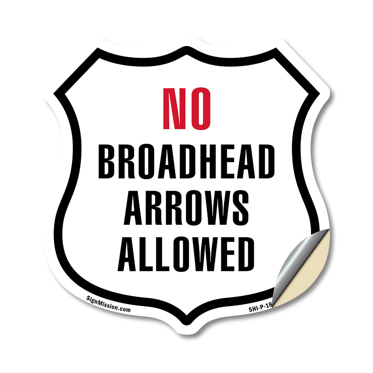 No Broadhead Arrows Allowed