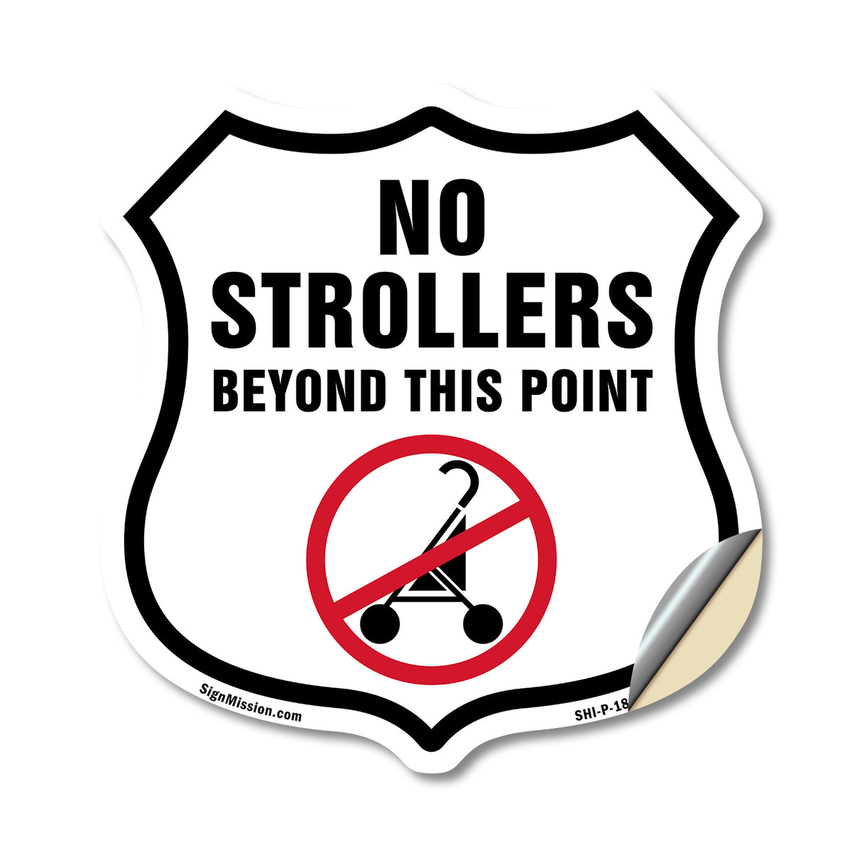 No Strollers Beyond This Point