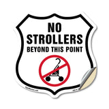 No Strollers Beyond This Point