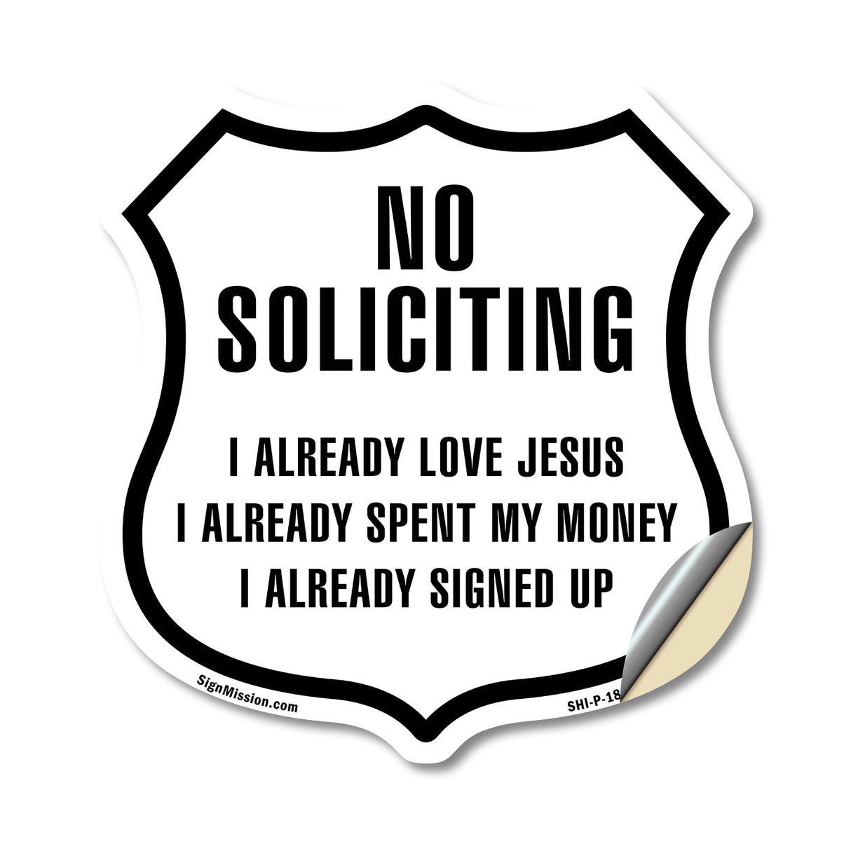 No Soliciting I Already