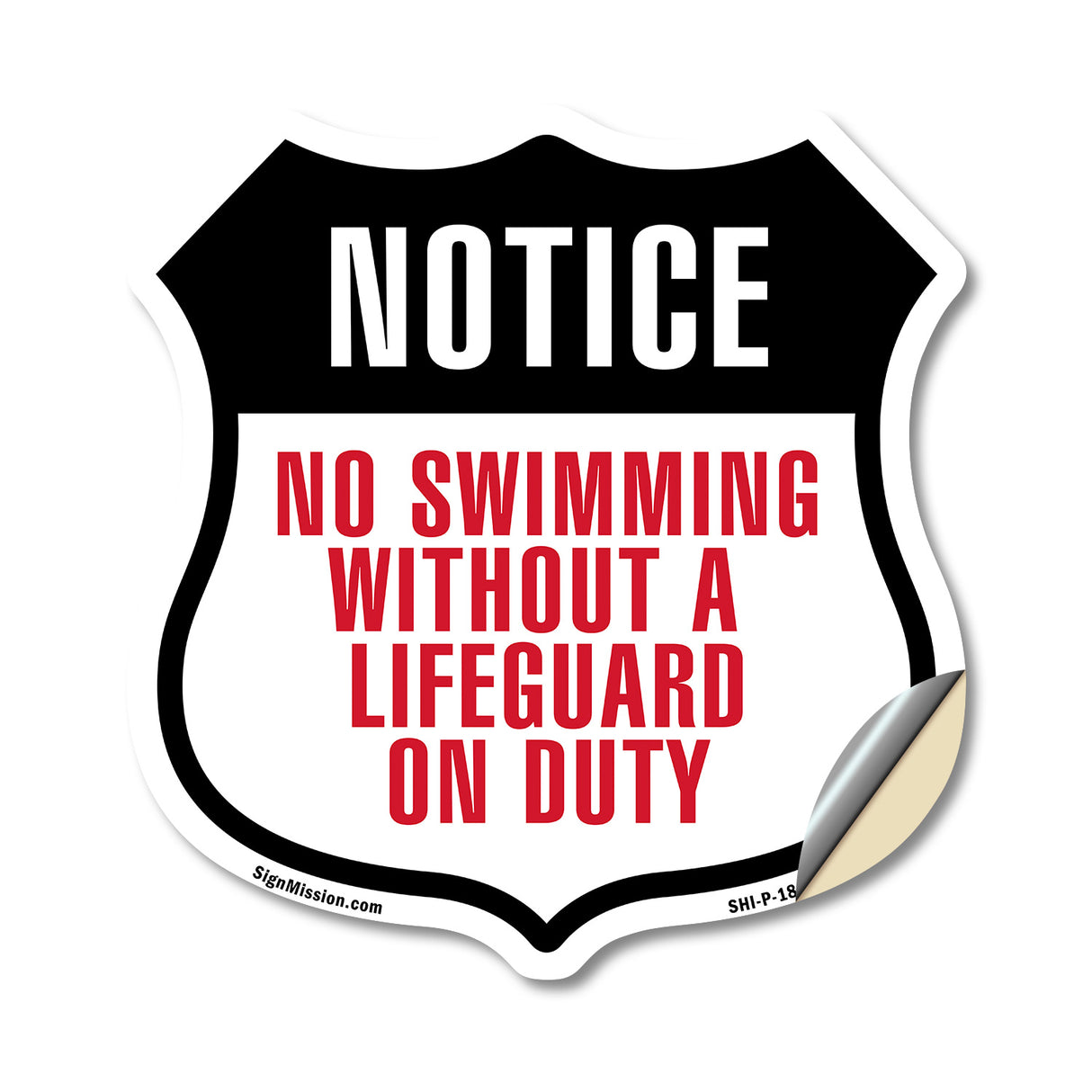 No Swimming Without A Lifeguard On Duty