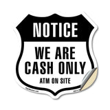 Notice We Are Cash Only ATM On Site