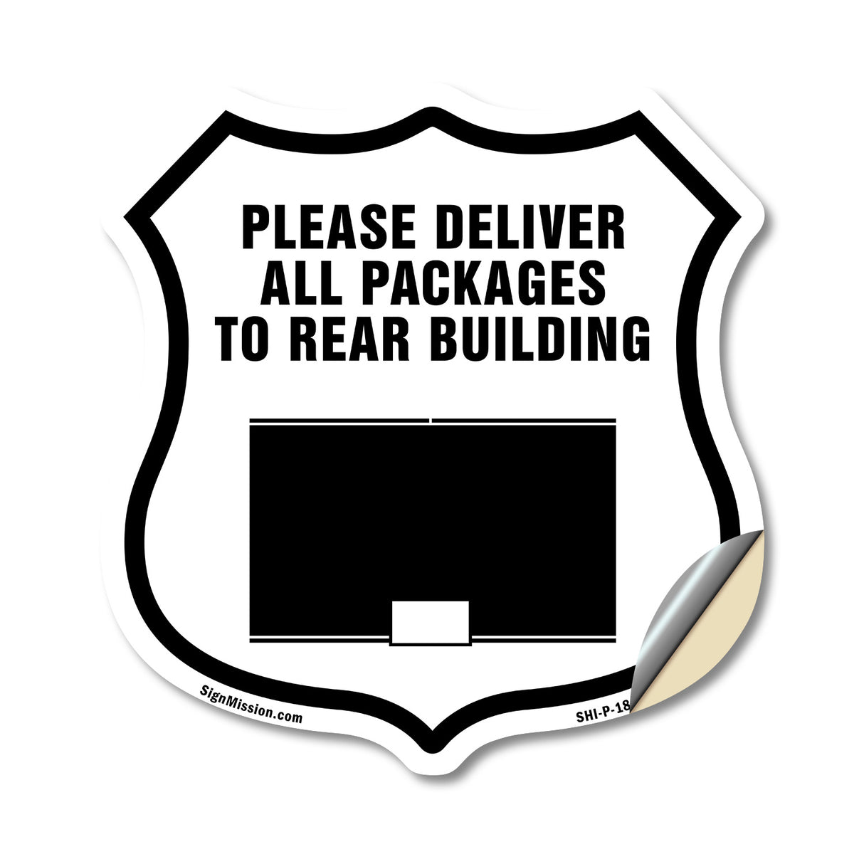 Please Deliver All Packages To Rear Building