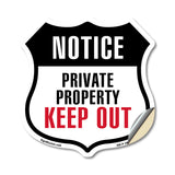 Notice Private Property Keep Out