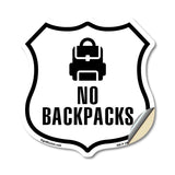 No Backpacks