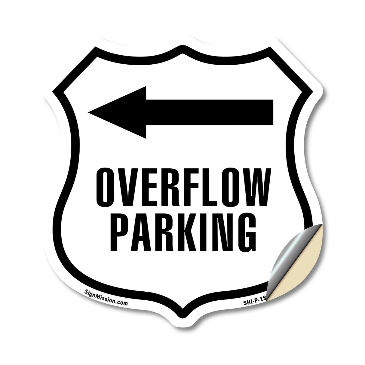 Overflow Parking Left