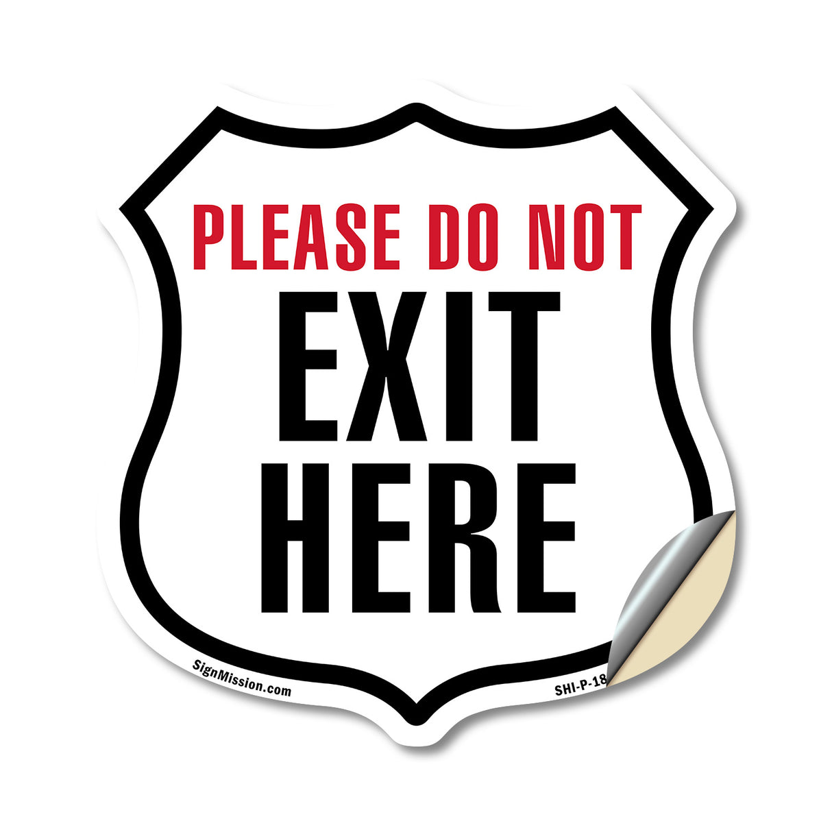 Please Do Not Exit Here