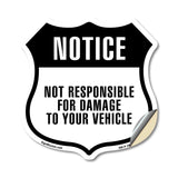 Notice Not Responsible Damage Your Vehicle