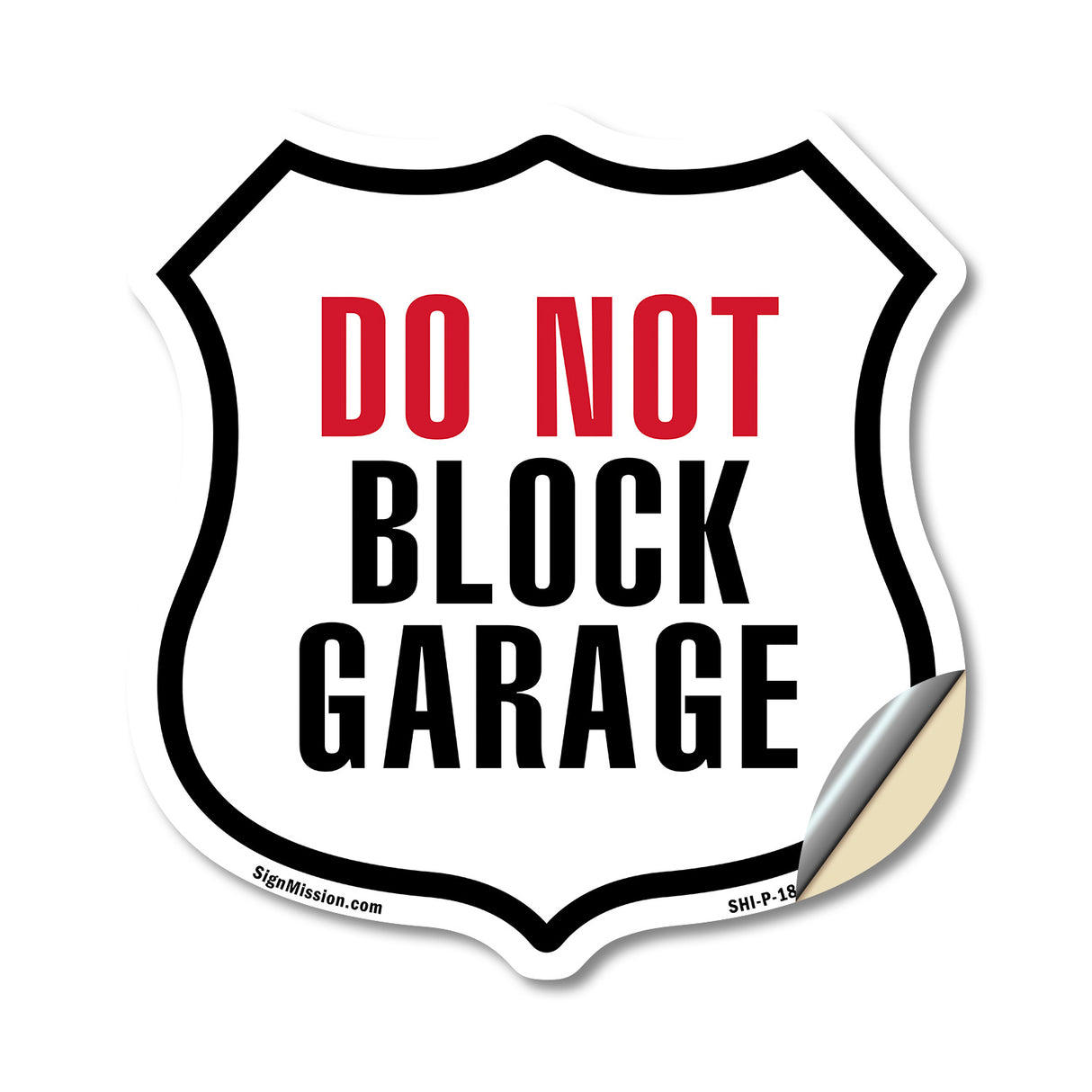 Do Not Block Garage