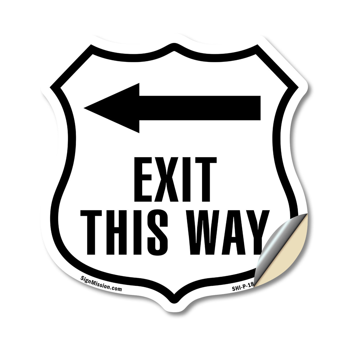 Exit This Way Left