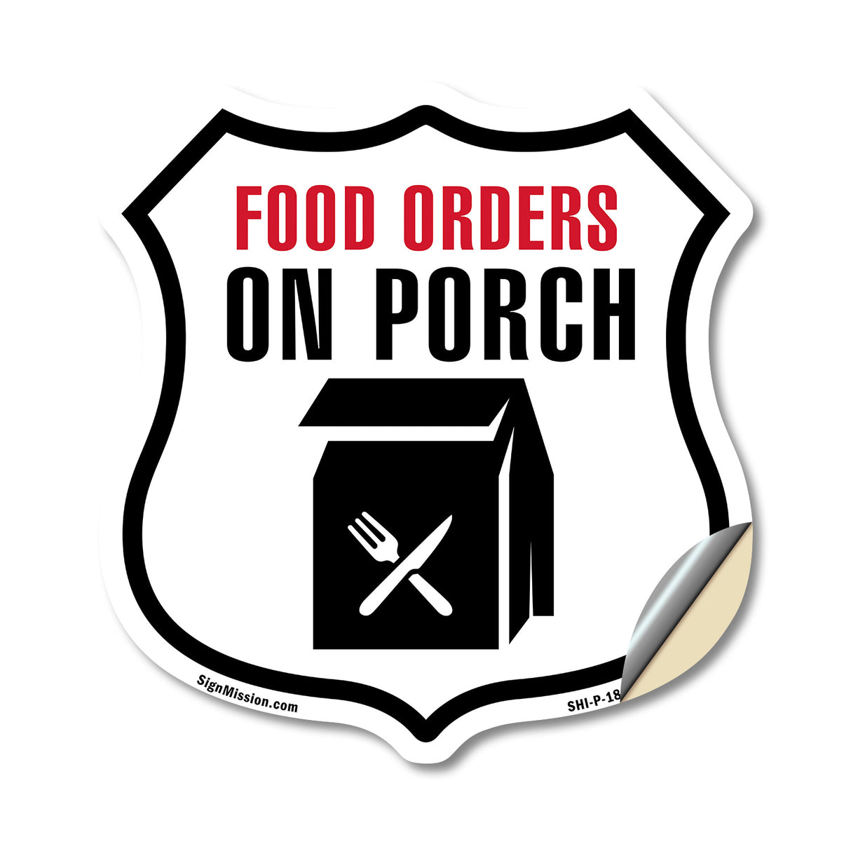 Food Orders on Porch