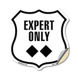 Expert Only Trail Ski Slope