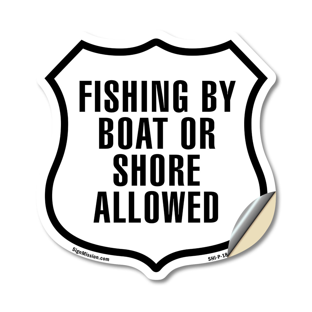Fishing by Boat or Shore Allowed