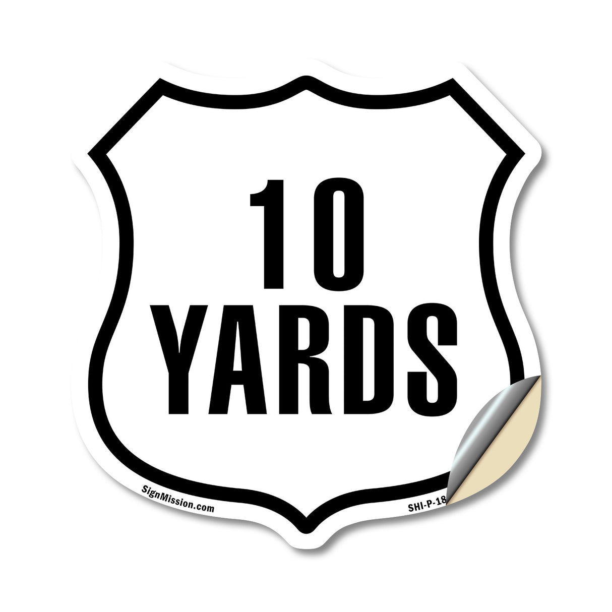 10 Yards Golf Course Running Race 5k Marathon Distance Marker