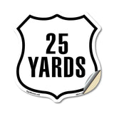25 Yards Golf Course Running Race 5k Marathon Distance Marker